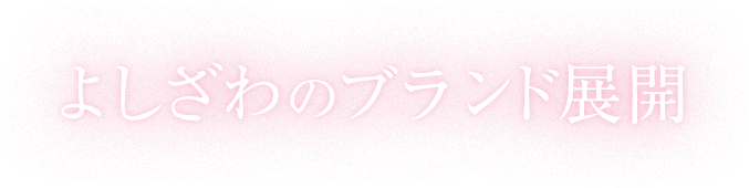よしざわのブランド展開